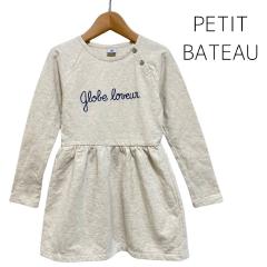PETIT BATEAU、130cm、ワンピース、綿、女の子用
