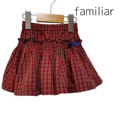 familiar、90cm、キュロット、綿・ポリエステル、女の子用