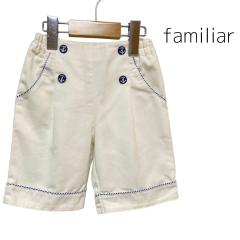 familiar、100cm、パンツ、綿・ポリエステル、女の子用