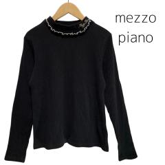 mezzo piano Junior、160cm、カットソー、綿・ポリウレタン、女の子用