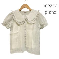 mezzo piano Junior、150cm、ブラウス、綿・ポリエステル、女の子用