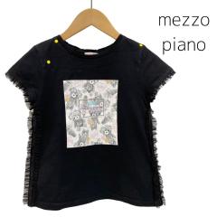mezzo piano、140cm、カットソー、綿・ポリエステル、女の子用