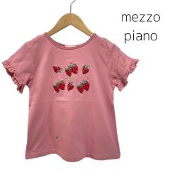 mezzo piano、140cm、カットソー、綿、女の子用
