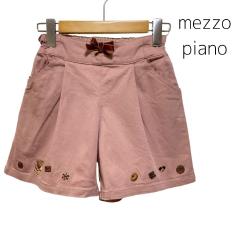 mezzo piano、130cm、パンツ、綿・ポリウレタン、女の子用