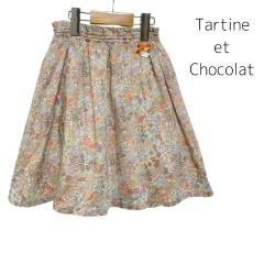 Tartine et Chocolat、140cm、スカート、綿、女の子用