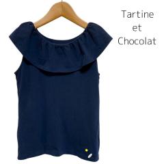 Tartine et Chocolat、140cm、タンクトップ、綿・ポリウレタン、女の子用