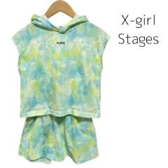 X-girl Stages、120cm、セットもの、綿・ポリエステル、女の子用