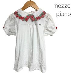 mezzo piano、140cm、カットソー、綿、女の子用