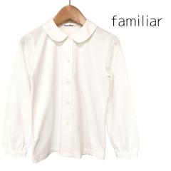 familiar、120cm、ブラウス、綿・ポリエステル、女の子用