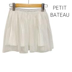 PETIT BATEAU、130cm、スカート、綿・ポリエステル、女の子用