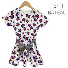 PETIT BATEAU、140cm、ワンピース、綿、女の子用