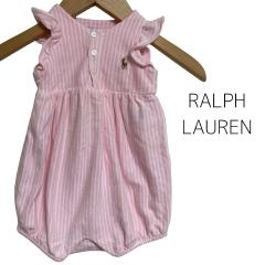 RALPH LAUREN、50～70cm、ショートオール、綿、女の子用