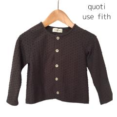 quoti use fith、100cm、カーディガン、綿・ポリエステル、女の子用