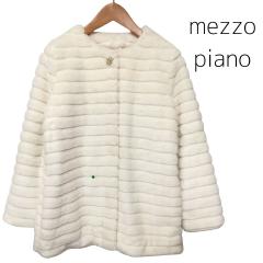 mezzo piano、140cm、コート、ポリエステル、女の子用
