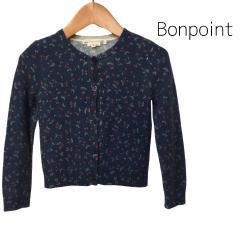 Bonpoint、100cm、カーディガン、毛、女の子用