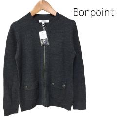 Bonpoint、130cm、カーディガン、毛、男の子用