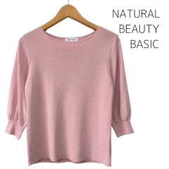 NATURAL BEAUTY BASIC、Mサイズ、ニット
