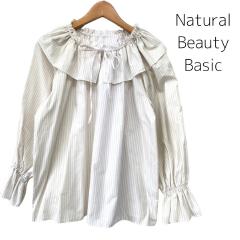 NATURAL BEAUTY BASIC、Mサイズ、シャツ・ブラウス