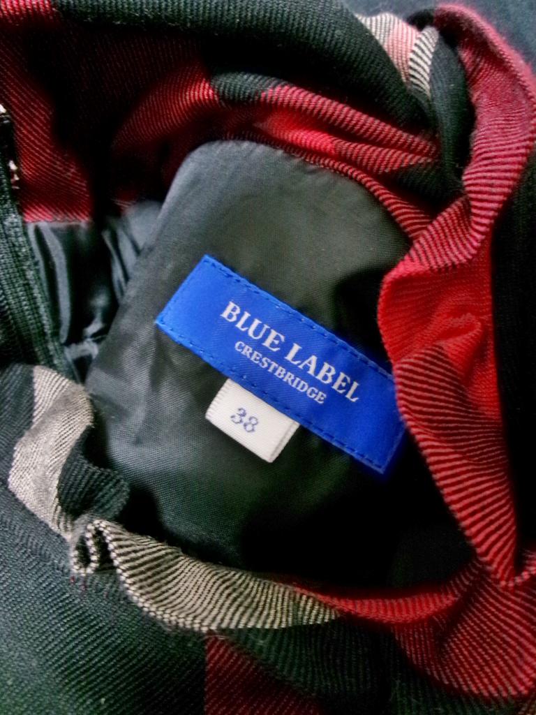 ☆BLUE LABEL CRESTBRIDGE☆【新品未使用】ワンピース38♡ BLUE LABEL CRESTBRIDGE 「BLUE CRESTBRIDGE」 シャツワンピース 38