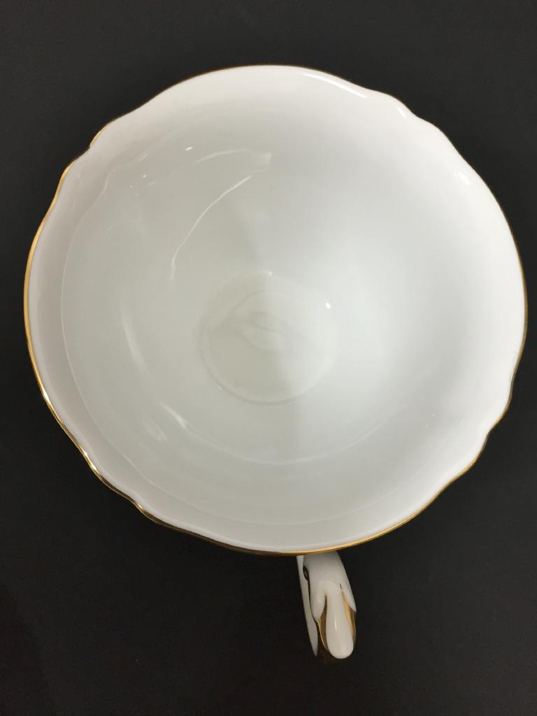 ご購入前にコメント下さい！OKURA陶園  クリーマー（大） ゴールドライン ポット（小）