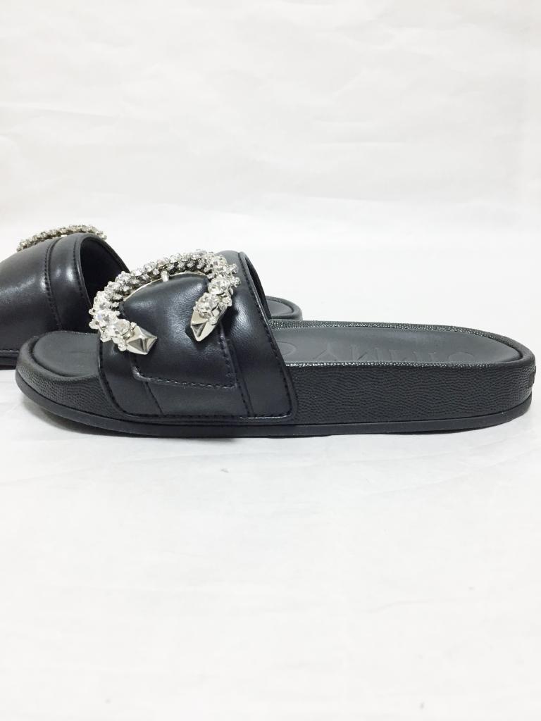 JIMMY CHOO ビジュー付きミュール 37 JIMMY CHOO ビジュー付きミュール