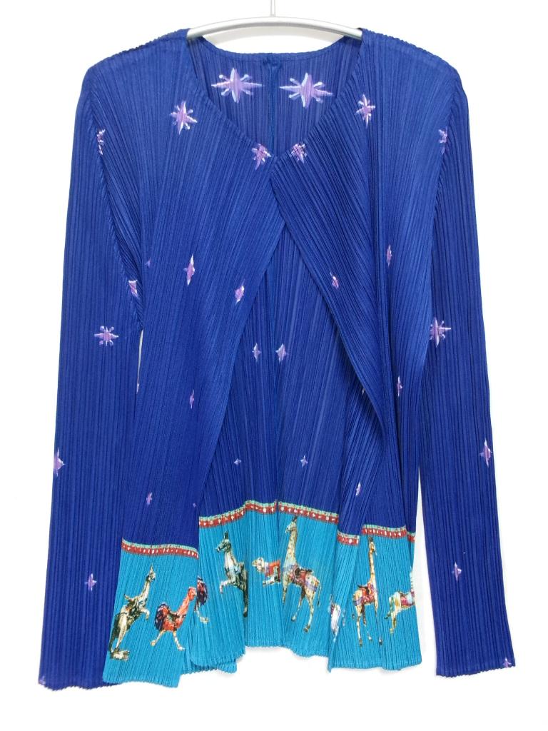 PLEATS PLEASE ISSEY MIYAKE カーディガン・ボレロ・ベスト LLサイズ