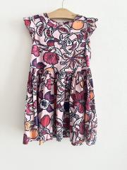 PETIT BATEAU、120cm、ワンピース、綿、女の子用