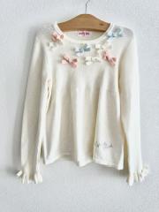 mezzo piano、130cm、セーター、アクリル、女の子用