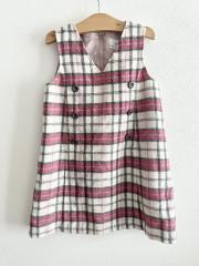 KUMIKYOKU、130cm、ワンピース、毛・アクリル、女の子用