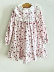 2025年製☆ ShirleyTemple、130cm、ワンピース、綿、女の子用