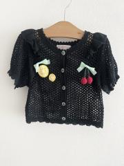 ShirleyTemple、120cm、カーディガン、綿、女の子用