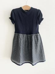 familiar、120cm、ワンピース、綿・アクリル、女の子用