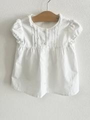 familiar、120cm、シャツ、綿・ポリエステル、女の子用