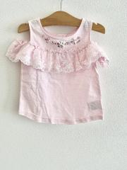 mezzo piano、120cm、Ｔシャツ、綿、女の子用