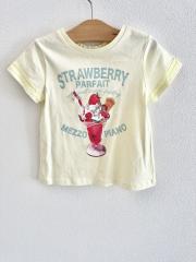 mezzo piano、120cm、Ｔシャツ、綿、女の子用