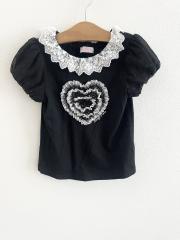 mezzo piano、130cm、Ｔシャツ、綿、女の子用