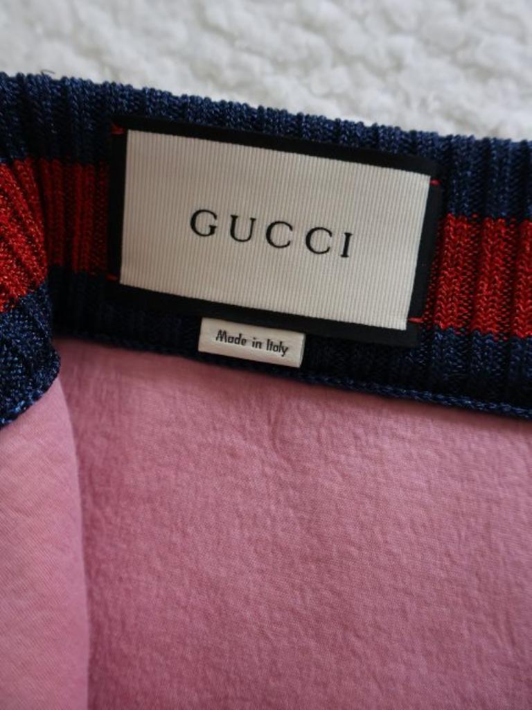GUCCIスカート グッチ レディース ウェアGGエンボス ミドルレングス スカート