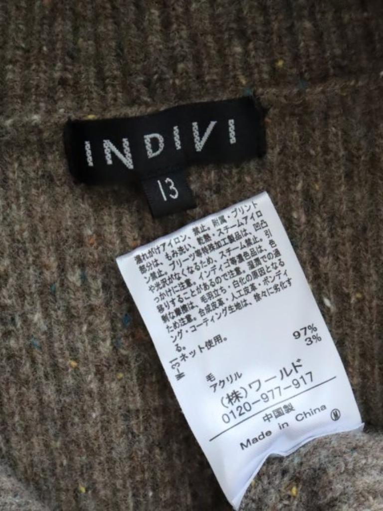 2024年製☆INDIVI カーディガン・ボレロ・ベスト LLサイズ