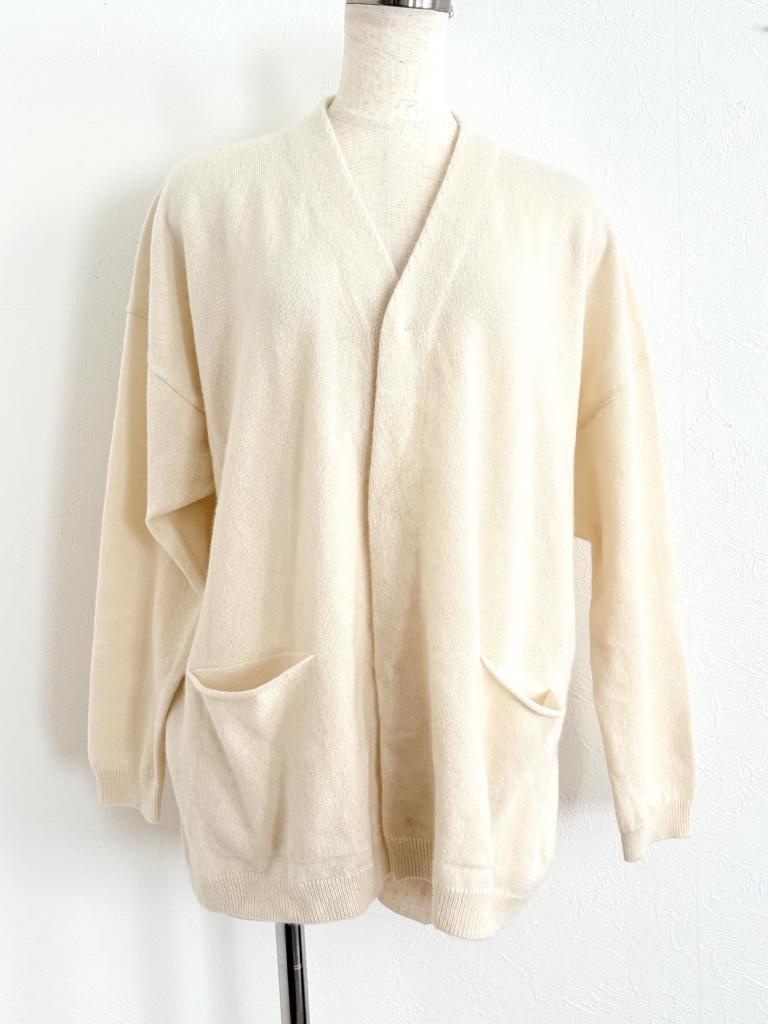 美品 プランテーション☆カシミヤ混カーディガン 新品未使用