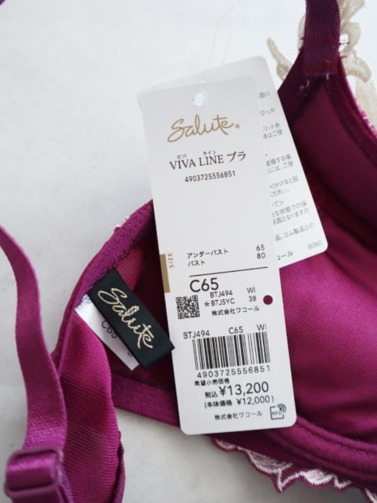 タグ付Wacoal。オーダーc65 Wacoal Salute ブラジャー C65 ジュリア札幌店｜Wacoal Saluteのメンズ
