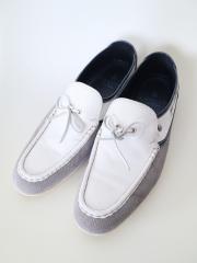 LANVIN en Bleu、【メンズ】27cm、くつ