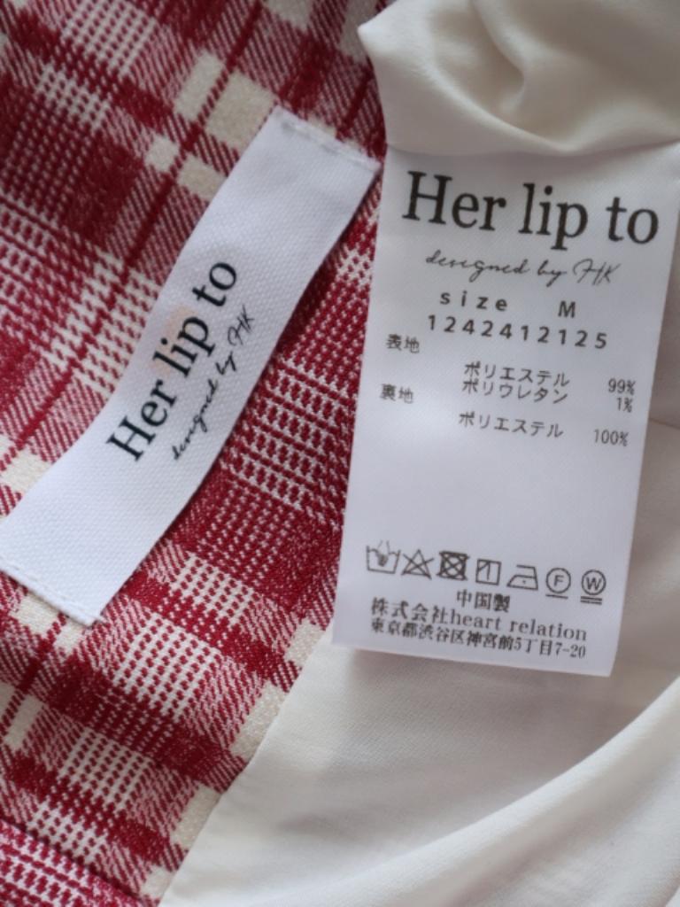 2024年製☆Her lip to ワンピース Mサイズ ジュリア札幌店｜2024年製