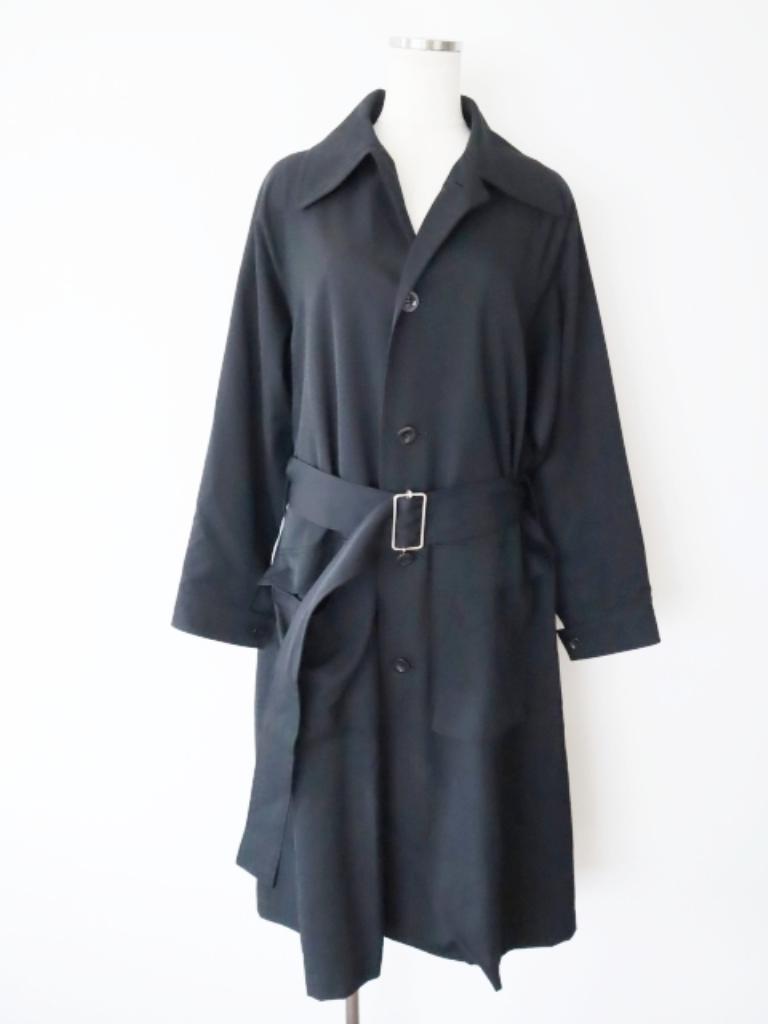 Y'S レディース黒ロングコート　貴重なヴィンテージ Y's コート Lサイズ ジュリア札幌店｜Y'sのレディース（婦人服）の古着