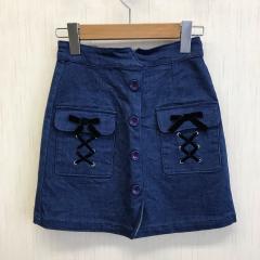 mezzo piano、130cm、スカート、綿・ポリウレタン、女の子用