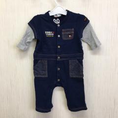 mikihouse DOUBLE.B、50～70cm、カバーオール、綿、男の子用
