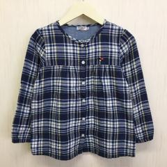mikihouse DOUBLE.B、130cm、ブラウス、綿、女の子用