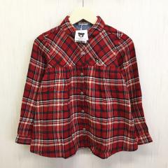 mikihouse DOUBLE.B、130cm、ブラウス、綿、女の子用