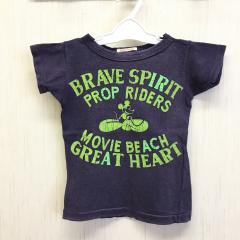 DENIM DUNGAREE、90cm、Ｔシャツ、綿、男女共用