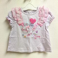 mezzo piano、90cm、カットソー、綿、女の子用