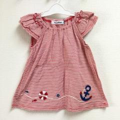 familiar、110cm、カットソー、綿、女の子用
